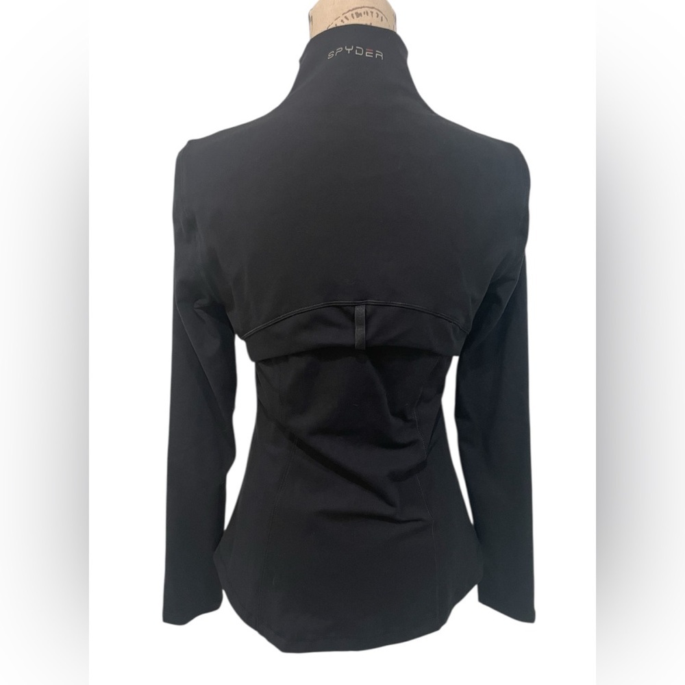 Spyder Active Black Softshell Zip Jacket Women’s … - image 3